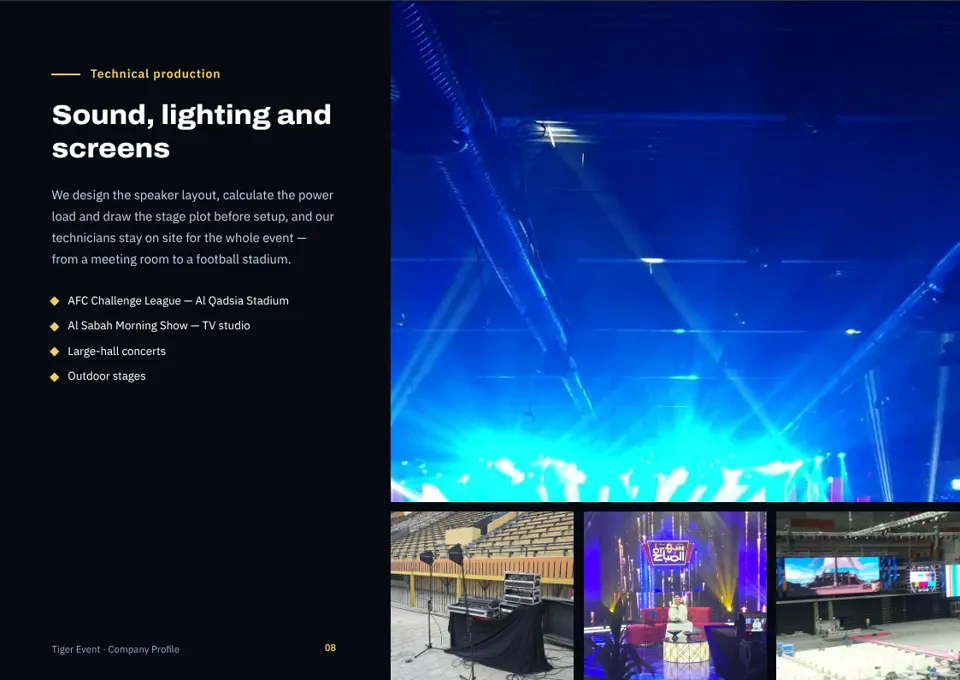 Company profile page 8